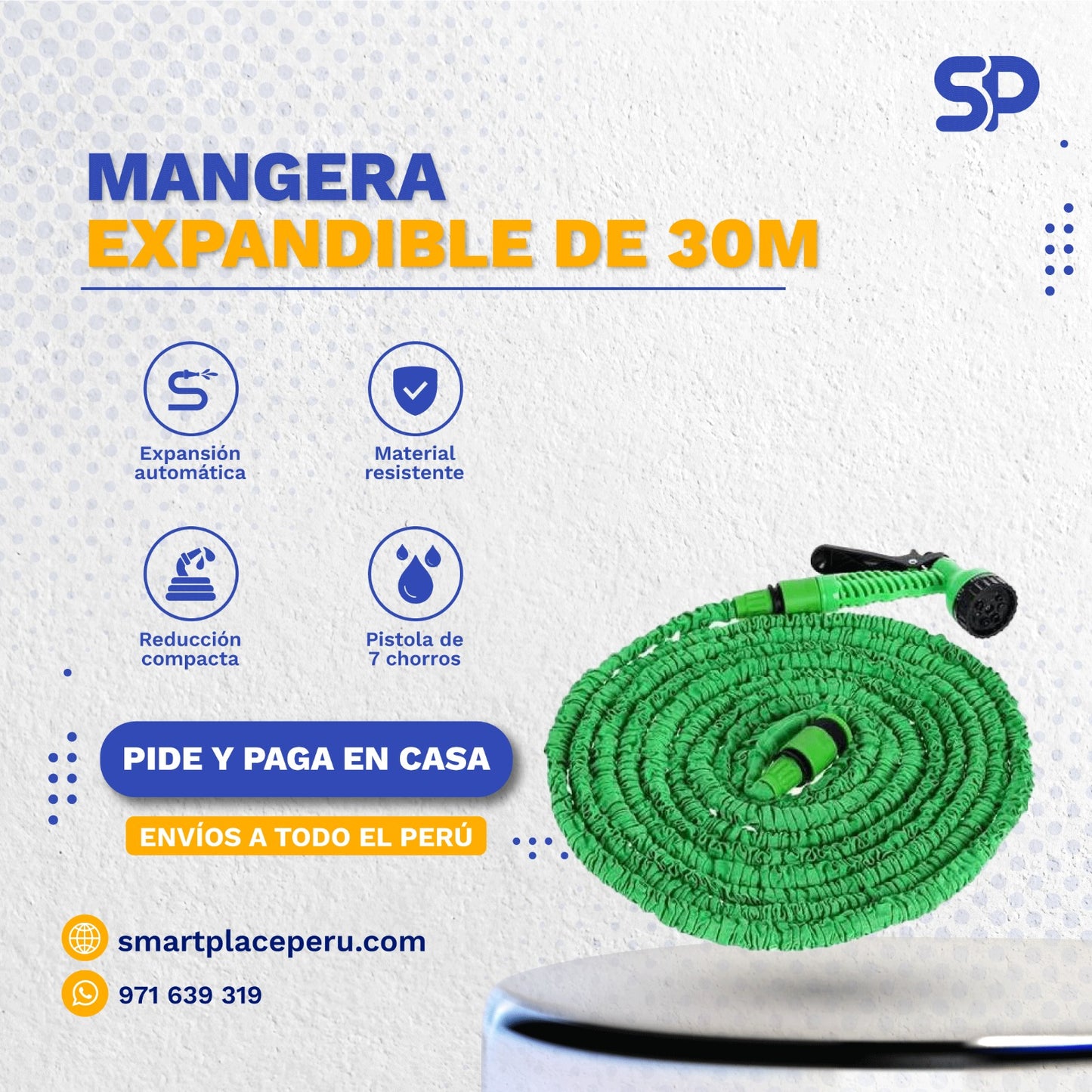 Manguera Expandible 30 Metros