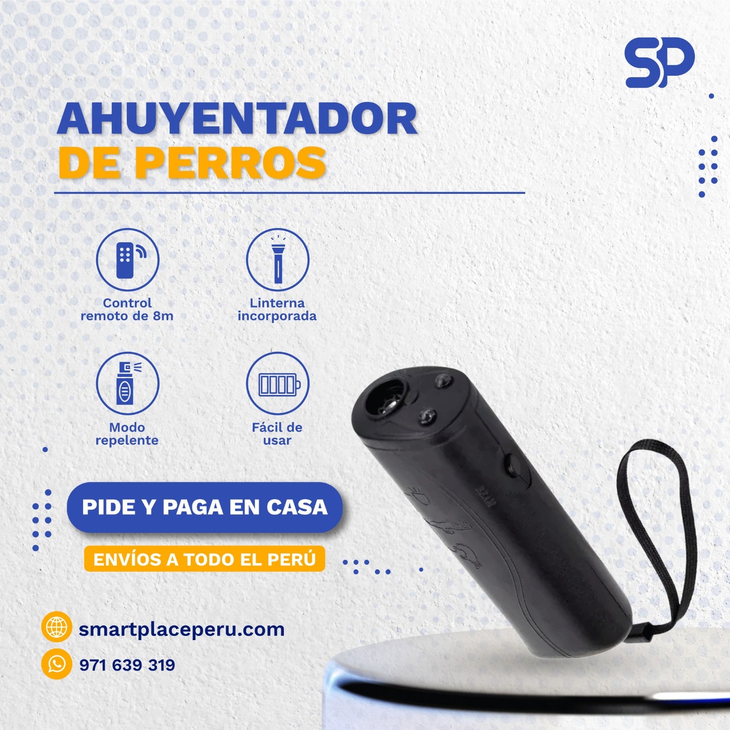 Entrenador Antiladridos y Repelente para Perros