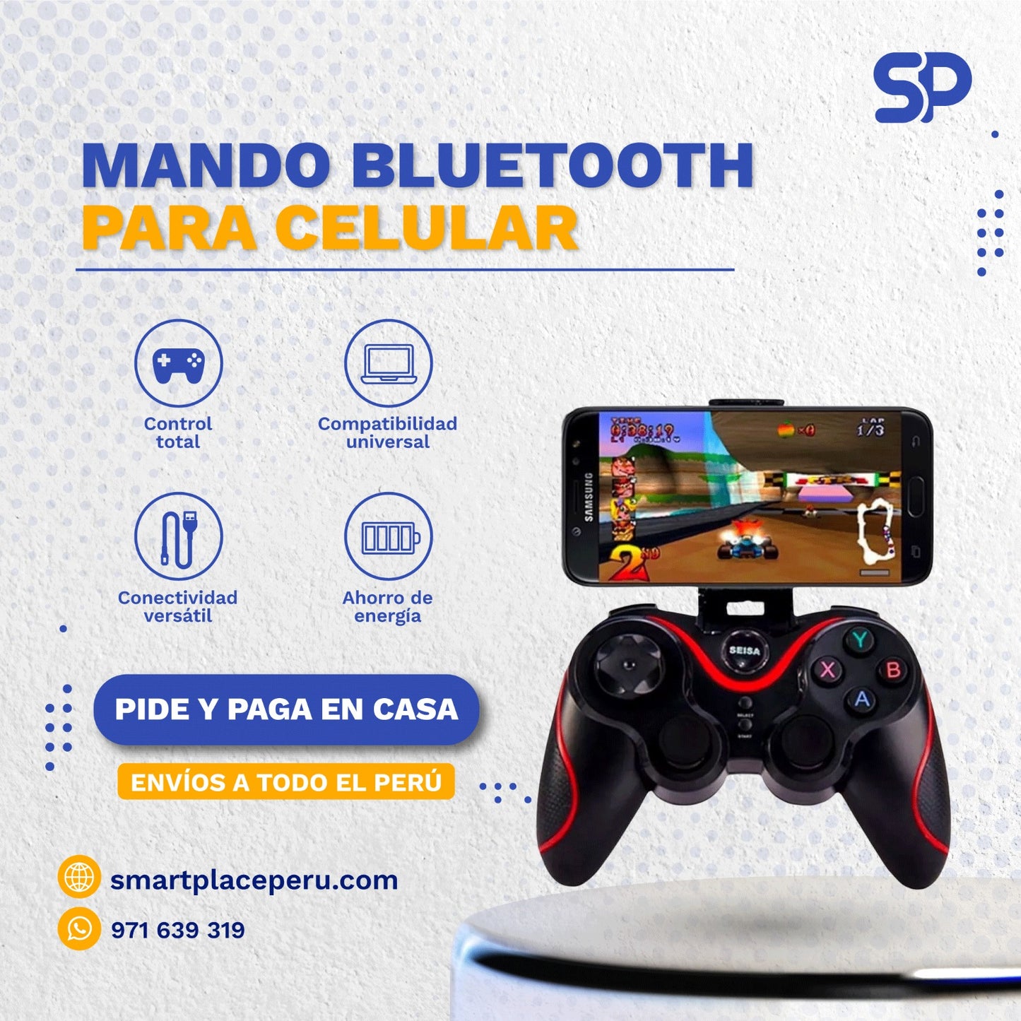 Mando Gamepad Joystick Bluetooth