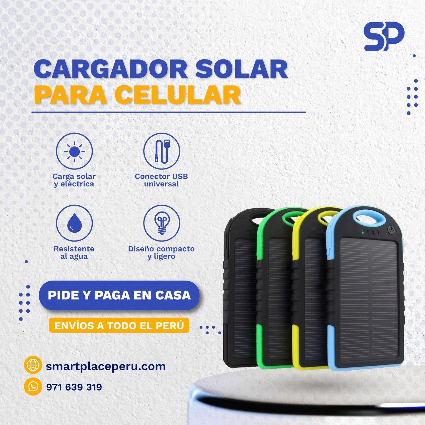 Cargador Solar Portátil