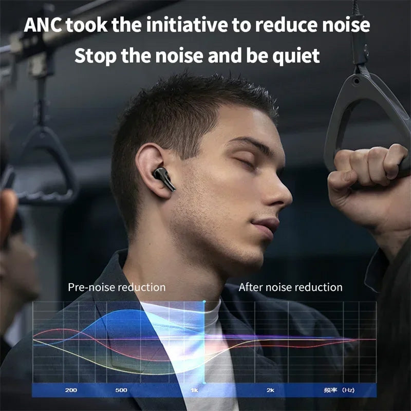Auriculares Bluetooth A9 Pro con Pantalla Táctil