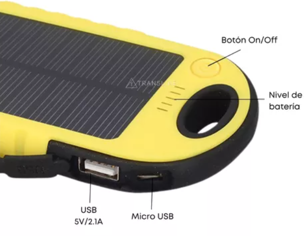 Cargador Solar Portátil