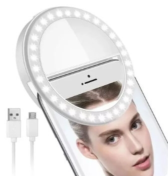 Aro Luz Led Selfie Recargable