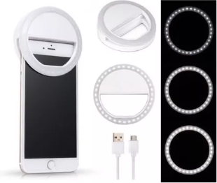 Aro Luz Led Selfie Recargable