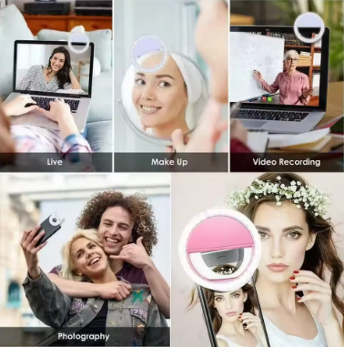 Aro Luz Led Selfie Recargable