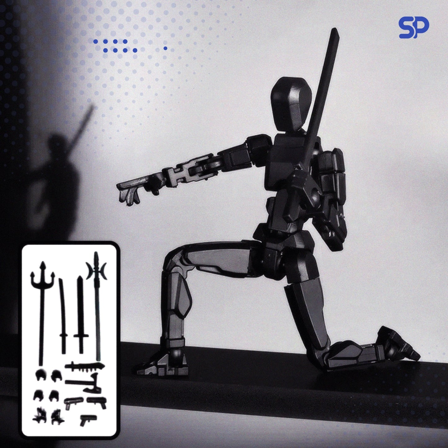 Figura 3D Robot Dummy13 Para Niños