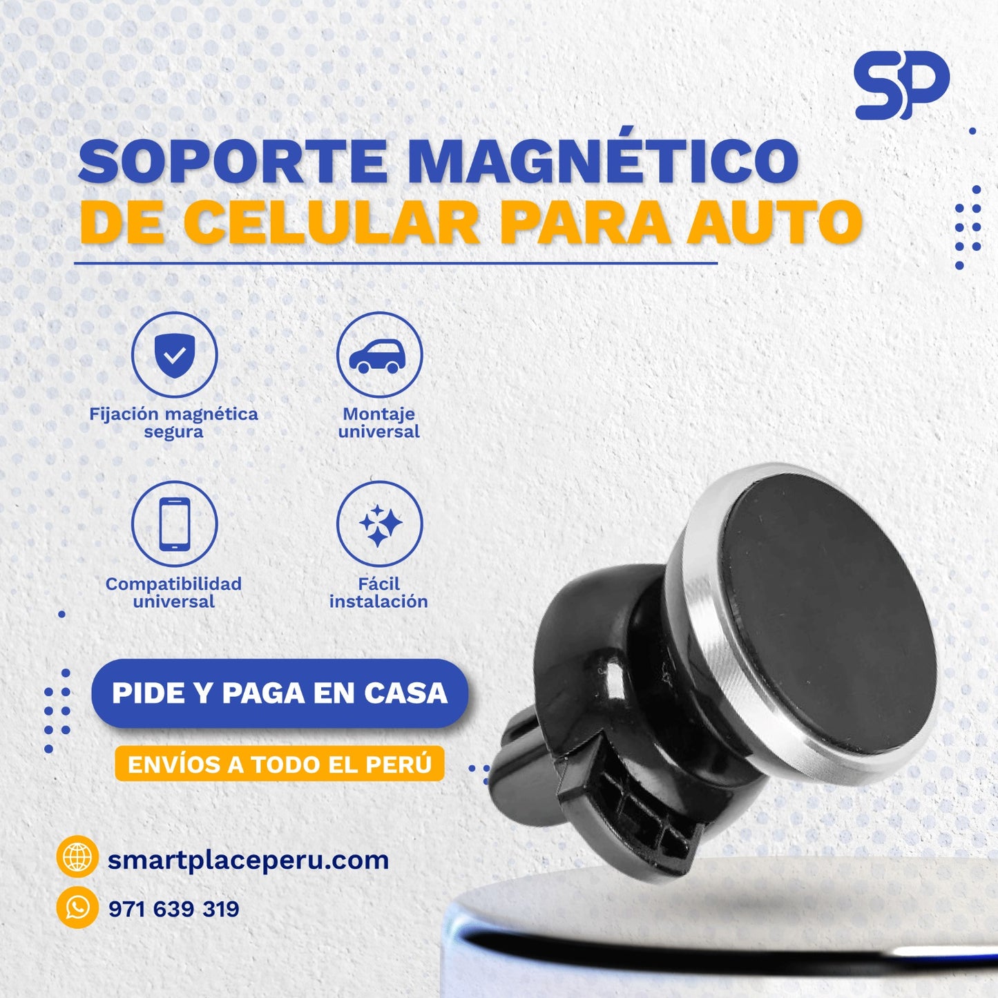 Soporte Magnético de Celular para Autos