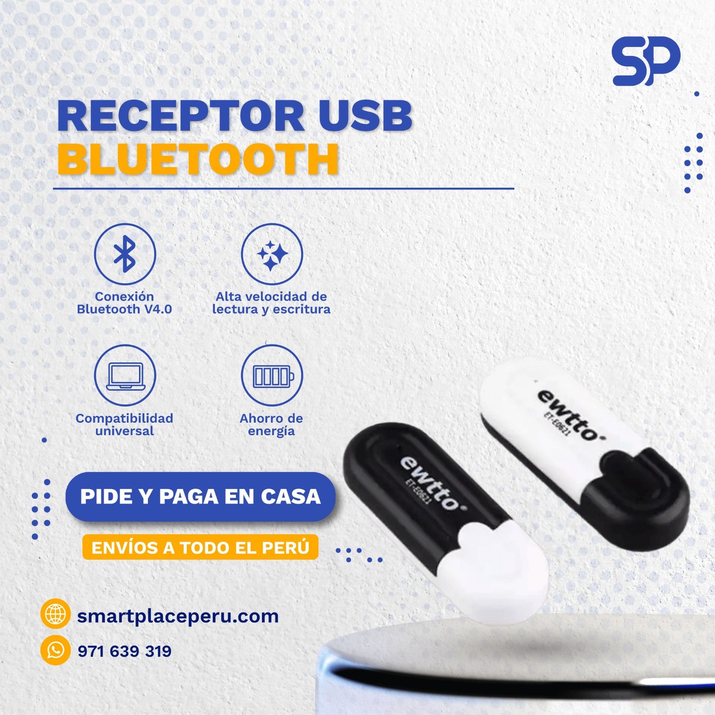 Receptor Bluetooth USB
