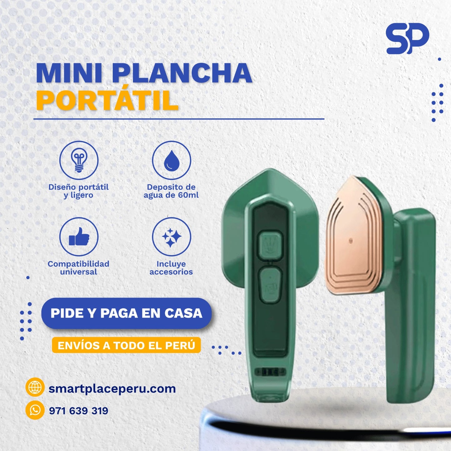 Mini Plancha Portátil