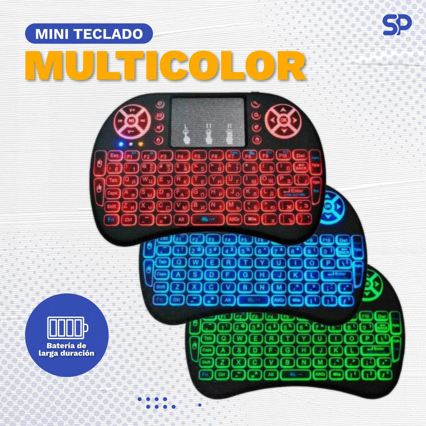 Mini Teclado Inalámbrico para Smart TV