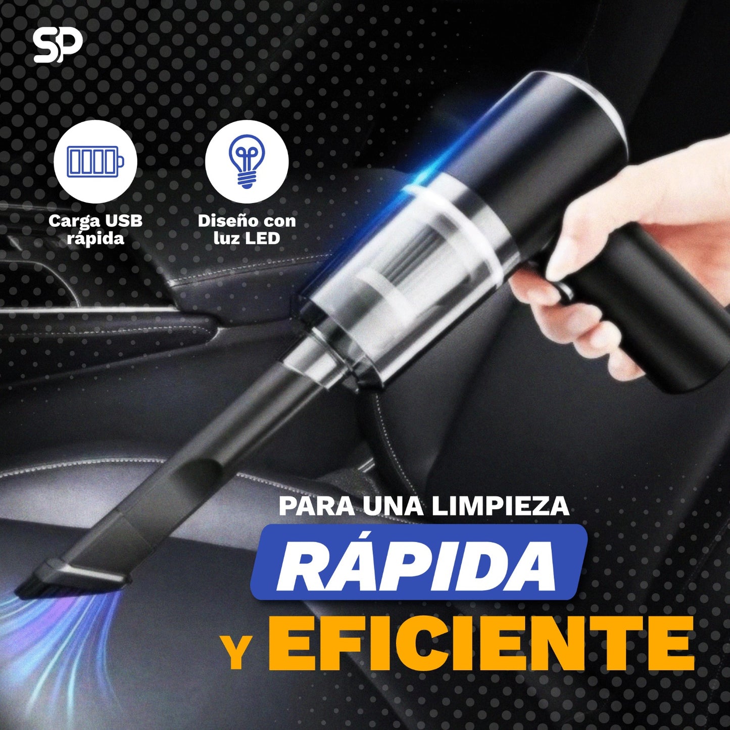 Mini Aspiradora Inalámbrica de Mano