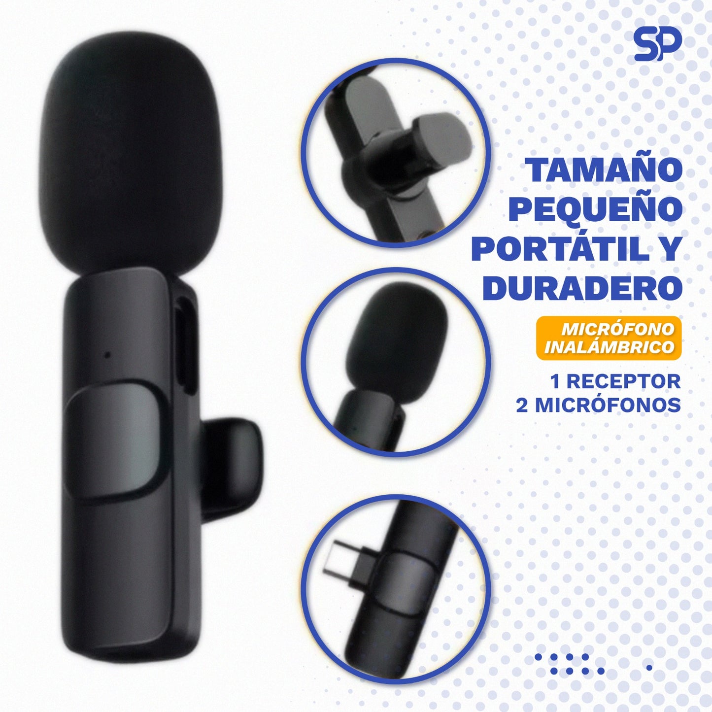 Promo Micro Infuencer: Mini Luz Led Portátil + Micrófono inalámbrico