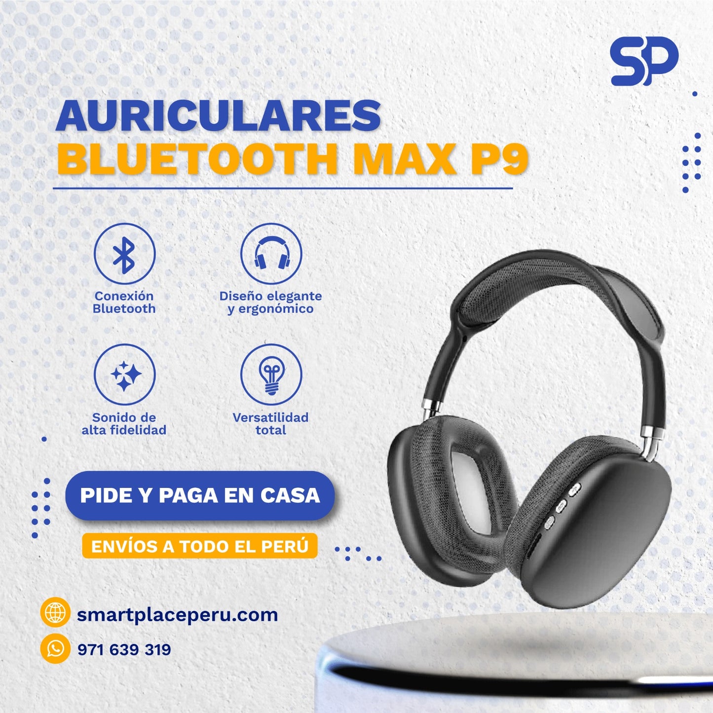 Auriculares Inalámbricos Bluetooth Max P9