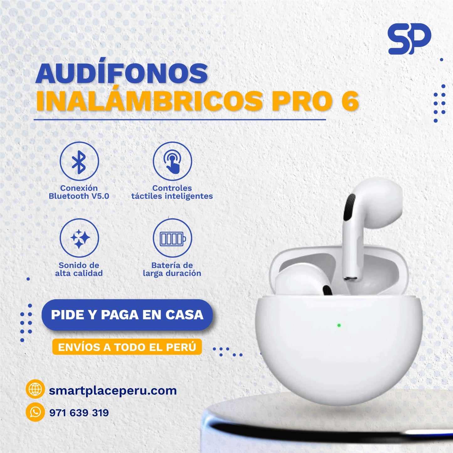 Audífonos Inalámbricos Pro 6