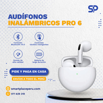 Audífonos Inalámbricos Pro 6