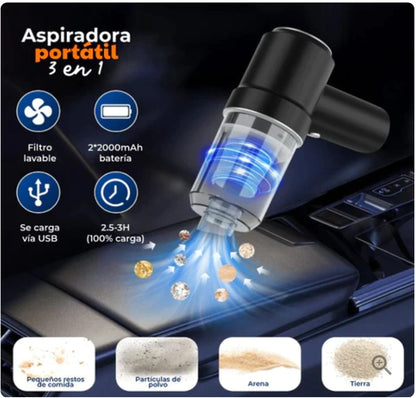 Mini Aspiradora Inalámbrica de Mano