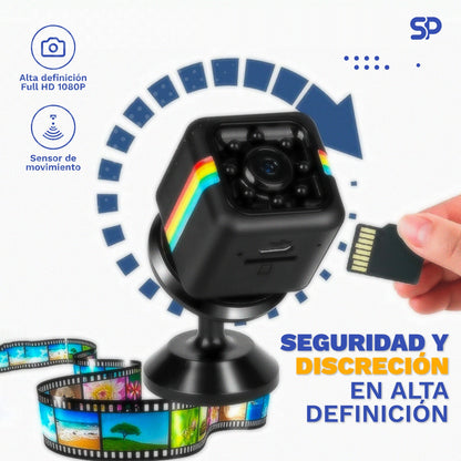 Mini Cámara Espía Full HD 1080P SQ11 con Visión Nocturna