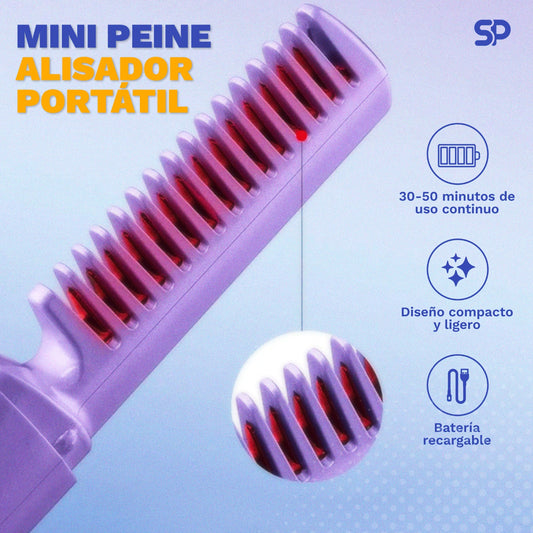 Mini Peine Alisador Portátil