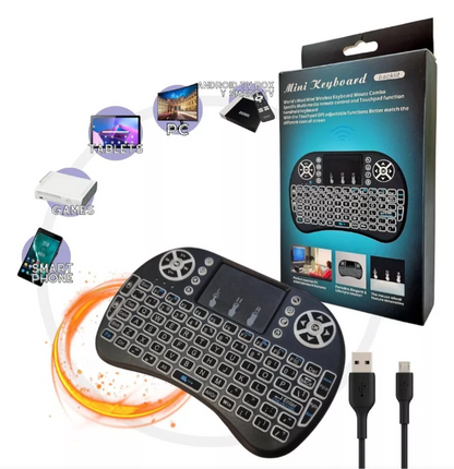 Mini Teclado Inalámbrico para Smart TV