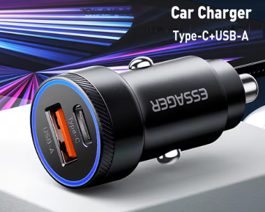 Cargador de coche Carga Rápida 2 en 1