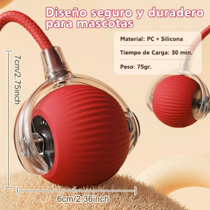 Pelota Inteligente Interactiva para Gatos