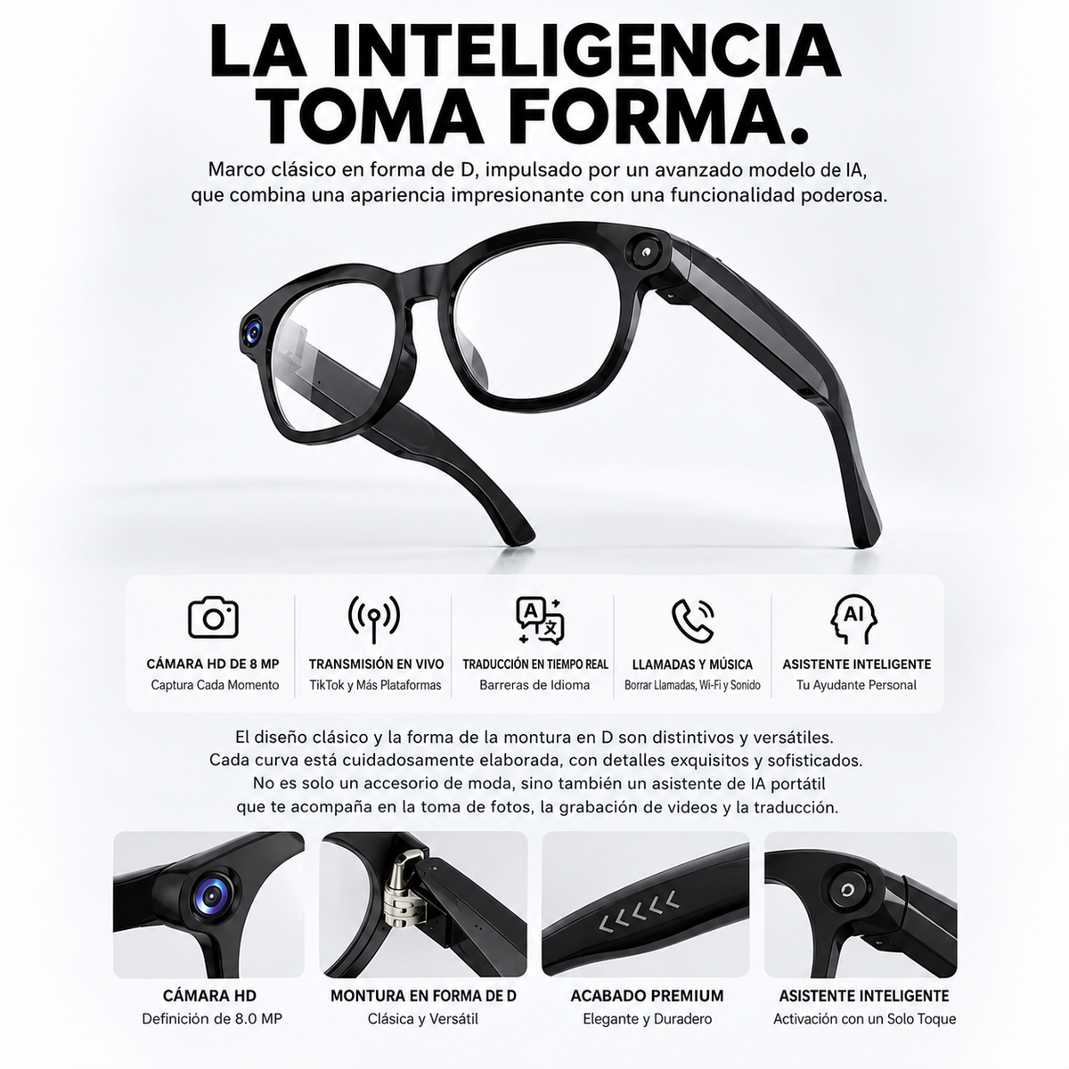 GAFAS INTELIGENTES FULL HD 🕶️