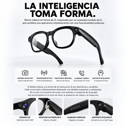 GAFAS INTELIGENTES FULL HD 🕶️