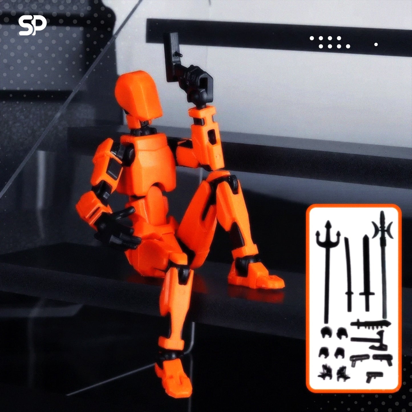 Figura 3D Robot Dummy13 Para Niños
