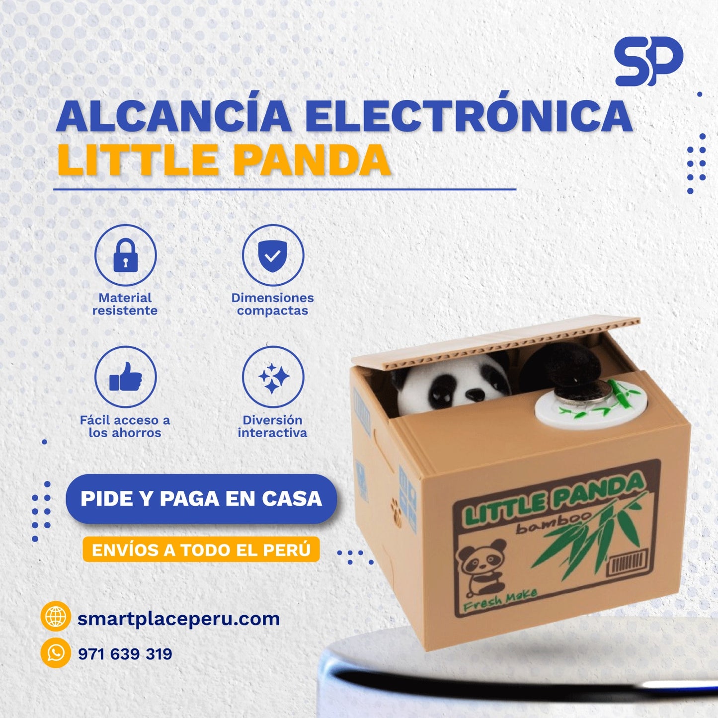Alcancía Electrónica Little Panda