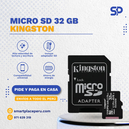 Micro SD 32 GB Kingston