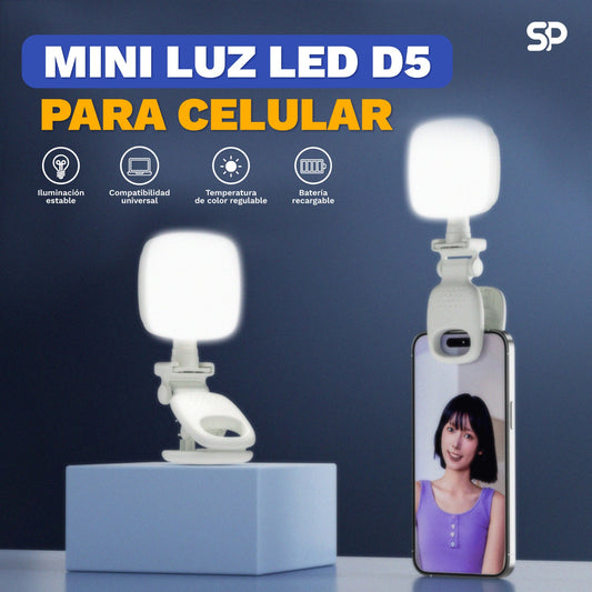 Mini Luz LED D5 con Tres Temperaturas de Color