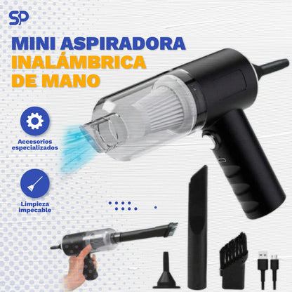 Mini Aspiradora Inalámbrica de Mano