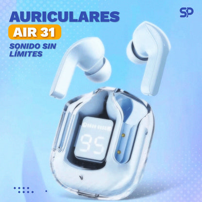 Auriculares Bluetooth Air31 con Pantalla LED