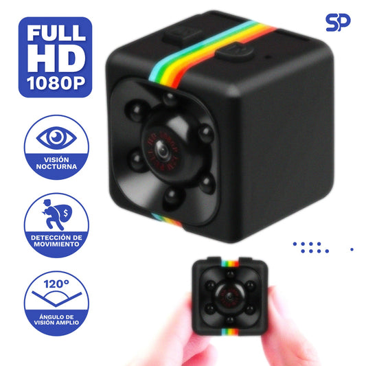 Mini Cámara Espía Full HD 1080P SQ11 con Visión Nocturna