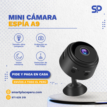 Mini Cámara Espía Full HD 1080p