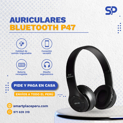 Auriculares Inalámbricos Plegables P47