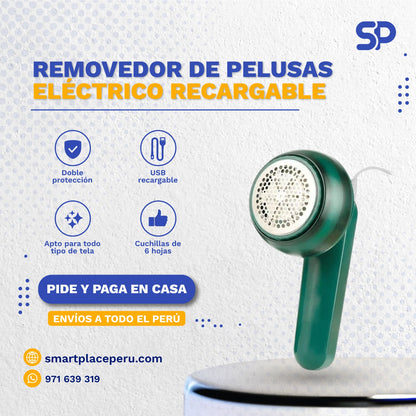 Removedor De Pelusas Eléctrico Recargable
